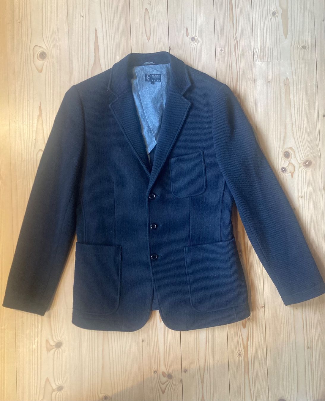 Jacken: Veston navy J.C. RAGS aus Strickmaterial – Gebraucht aus Sursee von Auktion29