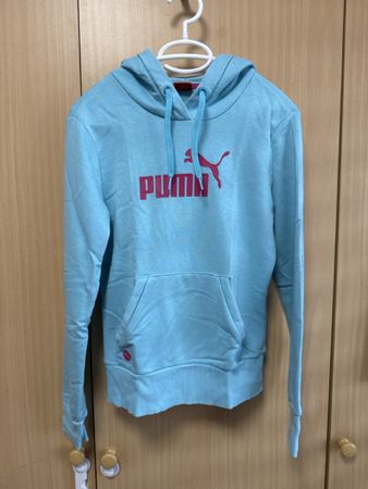 Puma Hoodie, hellblau, Grösse XS, neuwertig