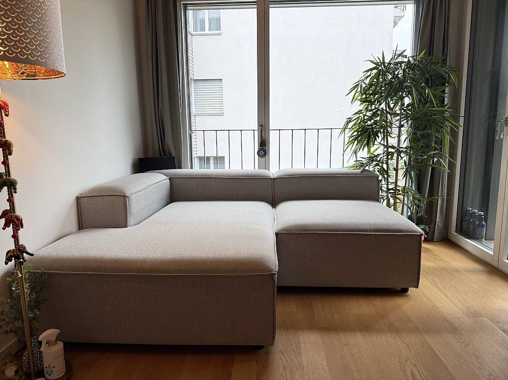 Divani: Modernes modulares Ecksofa Beliani APRICA - hellgrau – Usato da Meilen venduto da mim_bqf7 2