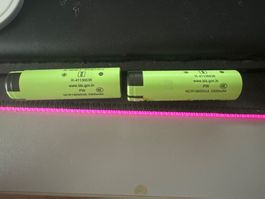 Panosonic 3300mAh 2x 18650 flathead
