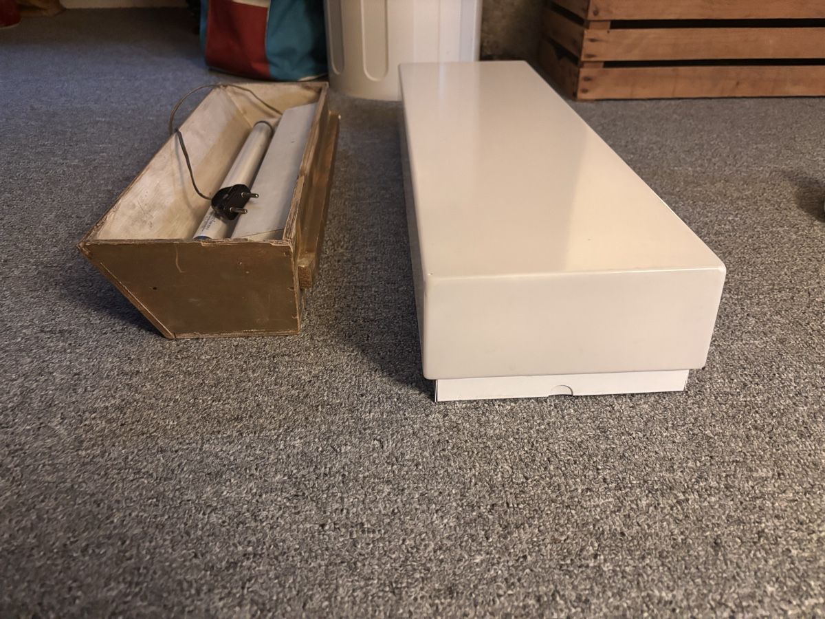 Kronleuchter & Deckenlampen: Vintage white ceiling lamps – Gebraucht aus Biel-Benken BL von ste_86wx