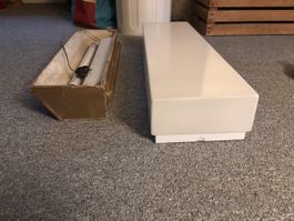 Vintage white ceiling lamps