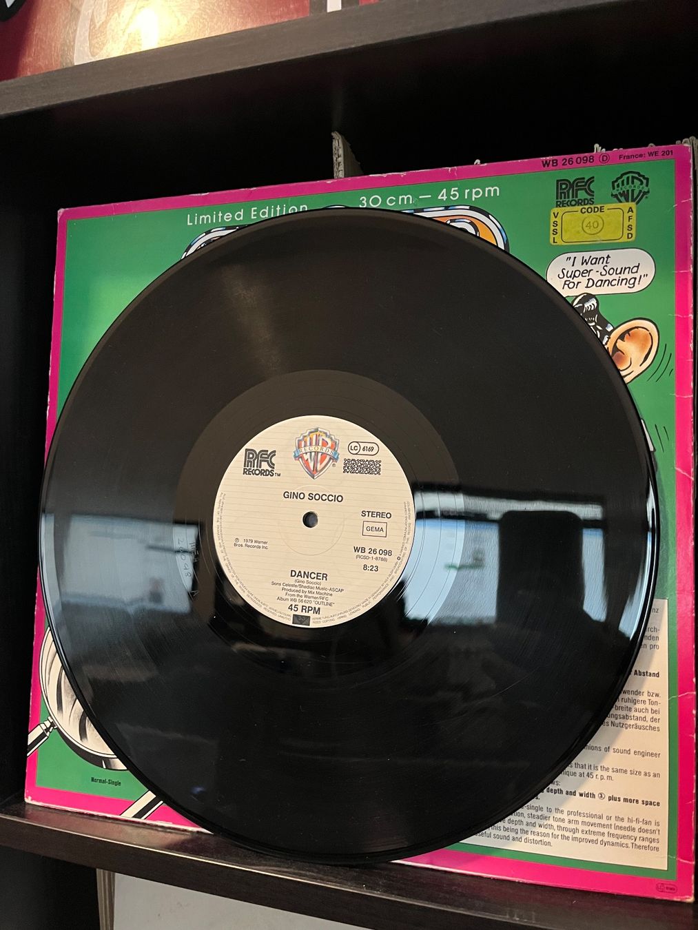 Vinyles: Gino Soccio – Dancer – D'occasion à Frauenfeld par Philz 2