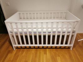 Transland Babybett inkl. Matratze und Zubehör