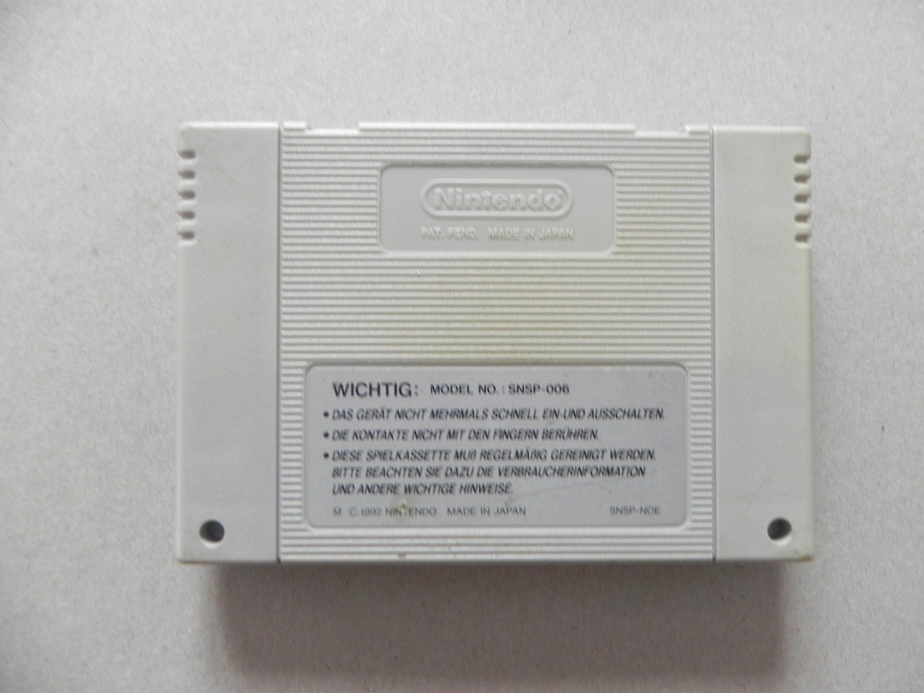 Nintendo Giochi: Super Nintendo SNES Game Mechwarrior – Usato da Siebnen venduto da krimsie 1