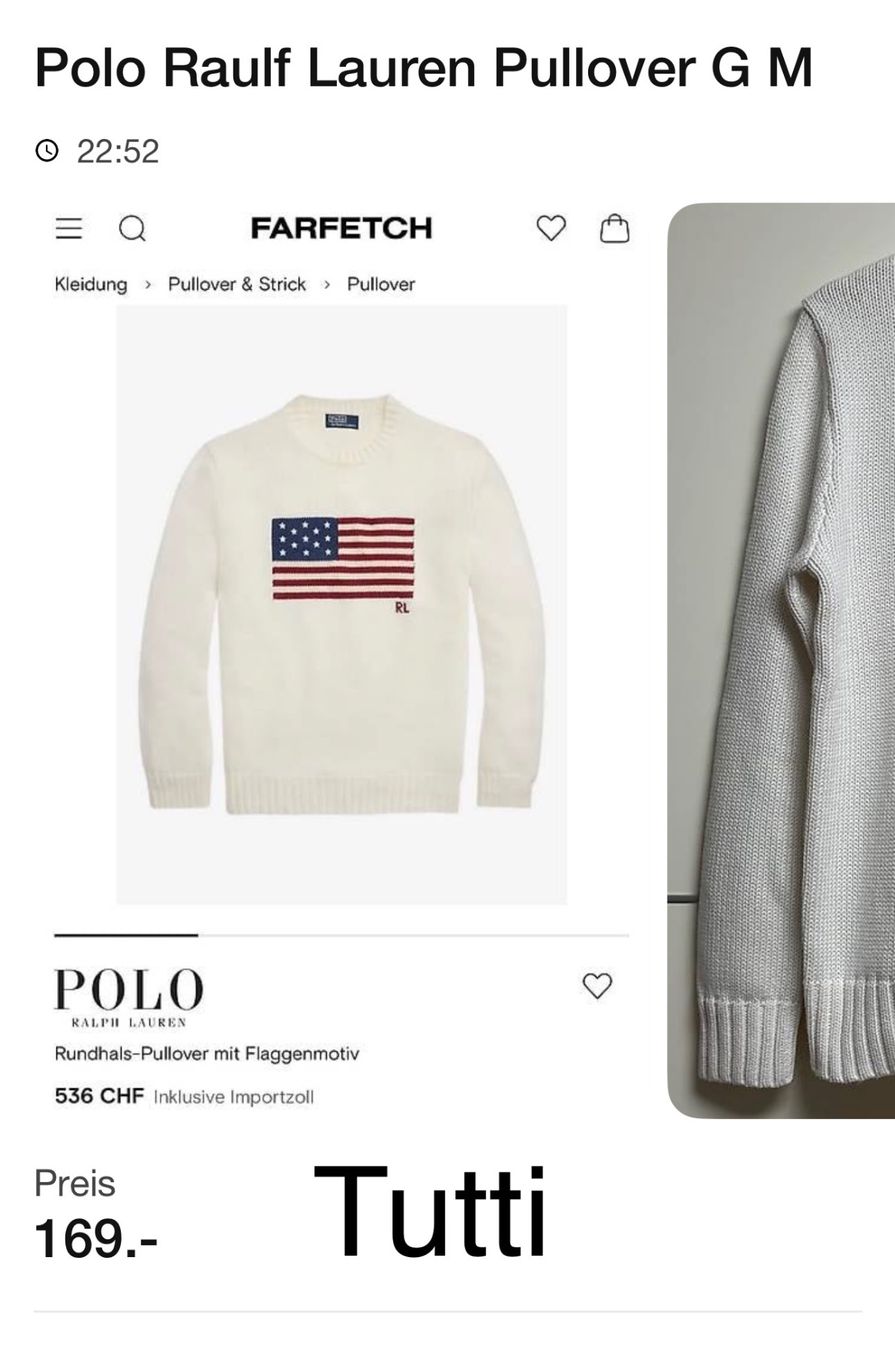 Polo Ralph Lauren Maglioni & Felpe: Polo Raulf Lauren Pullover G M – Nuovo e nell'imballaggio originale da Maienfeld venduto da tobeyl2020