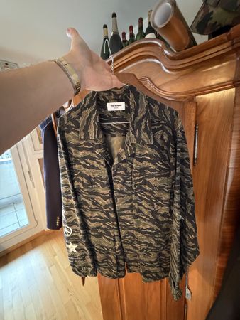 The Kooples Hemd im Tigerstripe-Camo, neuwertig