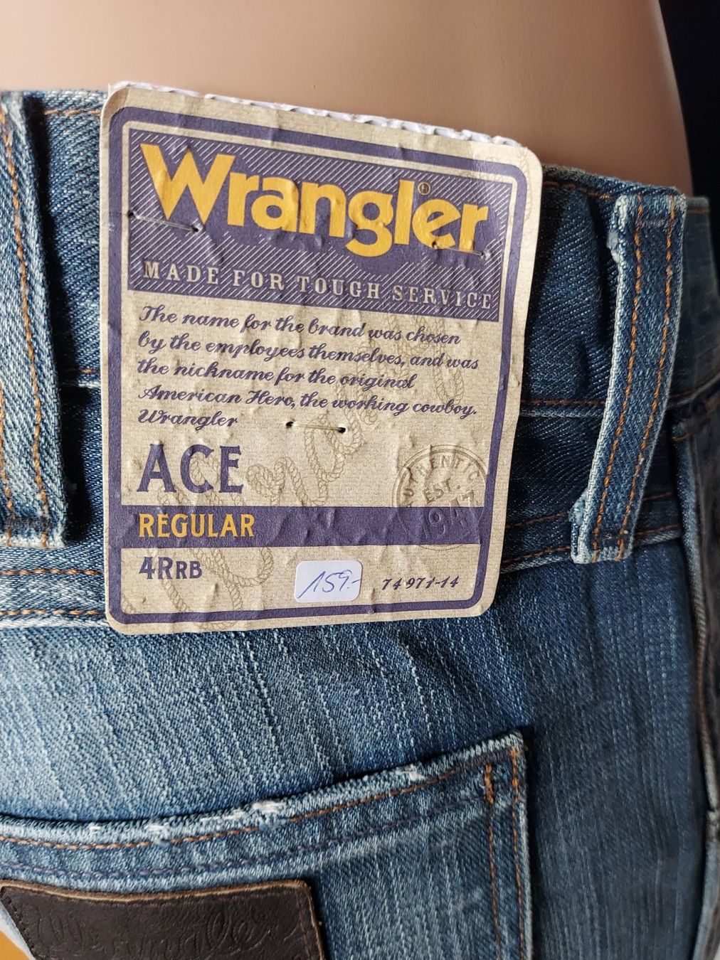 Wrangler Jeans: Neue Wrangler Herren Jeans Ace Grösse 33/34 Regular – Nuovo e nell'imballaggio originale da Basel venduto da Mazzo84 3