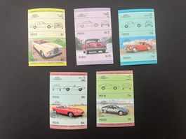 Nevis Lot mit Oldtimer ungezähnt ** Luxus (C146)
