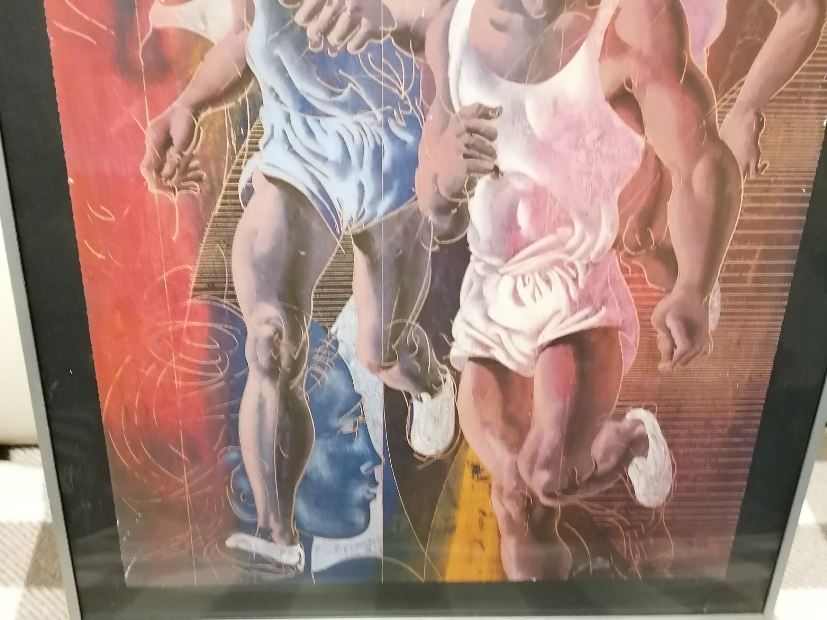 Grafica & Litografie: Gerahmtes Bild "Leichtathletik" Hans Erni,  1983 – Nuovo (secondo la descrizione) da Wahlen b. Laufen venduto da Aweiss 2