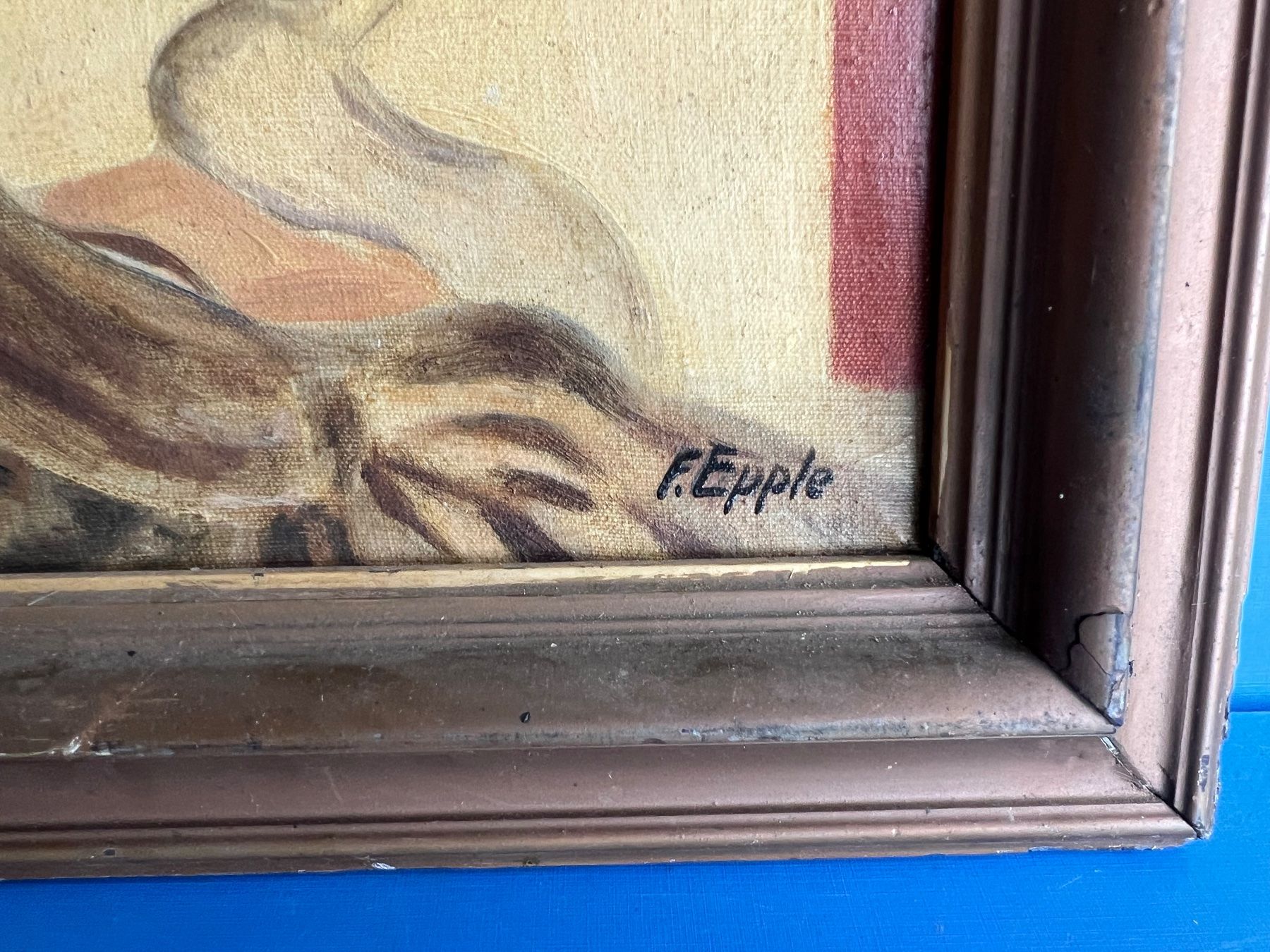 Gemälde: Erotisches Art Deco Gemälde F.Epple – Gebraucht aus Unterengstringen von Gustav03 2