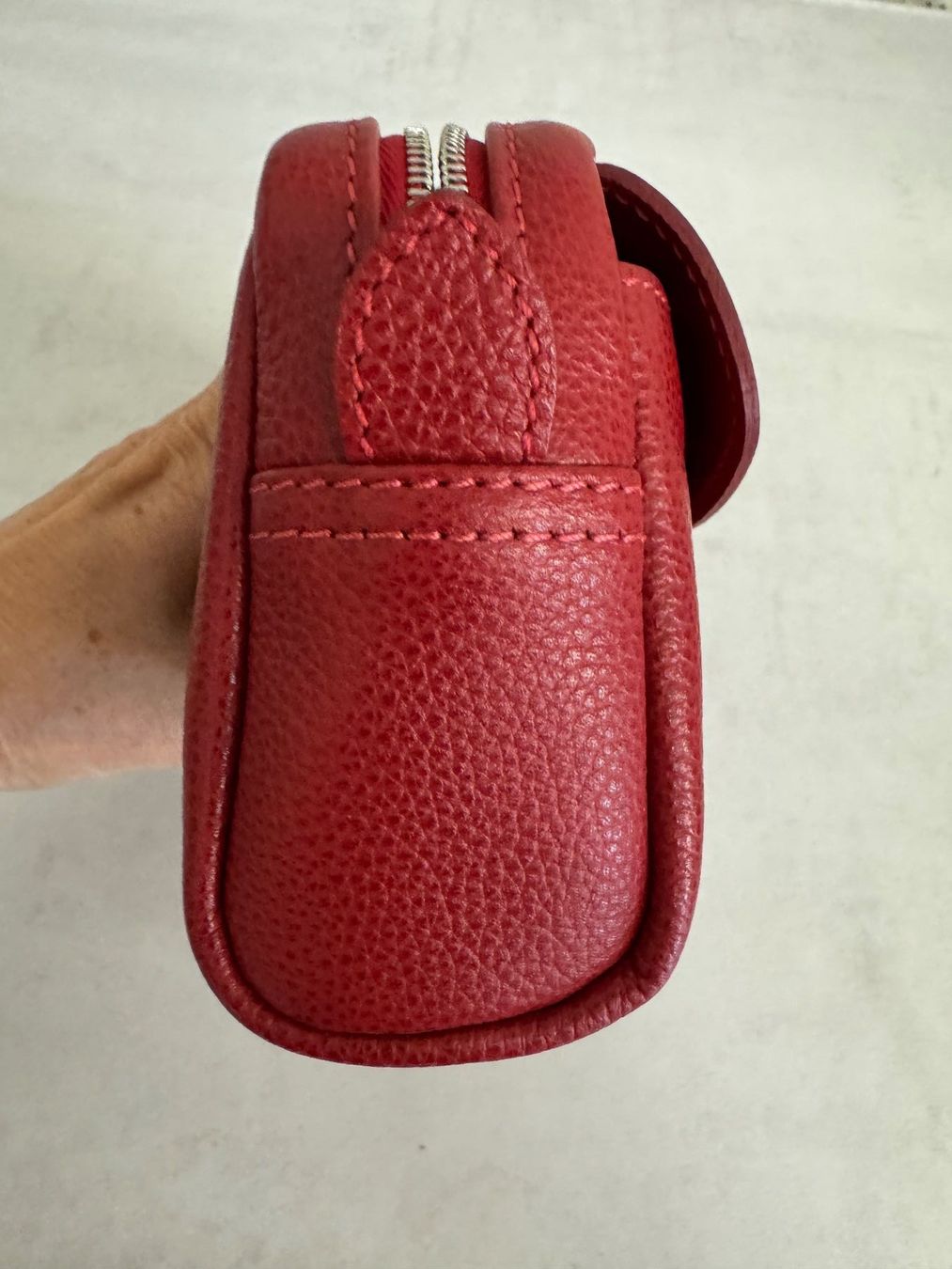 Longchamp Borse da donna: Longchamp Leder Pochette rot – Usato da Geroldswil venduto da Jeremy11 4