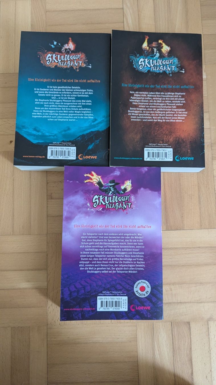 Livres: Skulduggery Pleasant 1-3 – D'occasion à Rudolfstetten par Unaaffchen 1