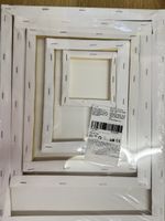 Leinwand Set (mehrteilig) weiss bespannt neu in Folie