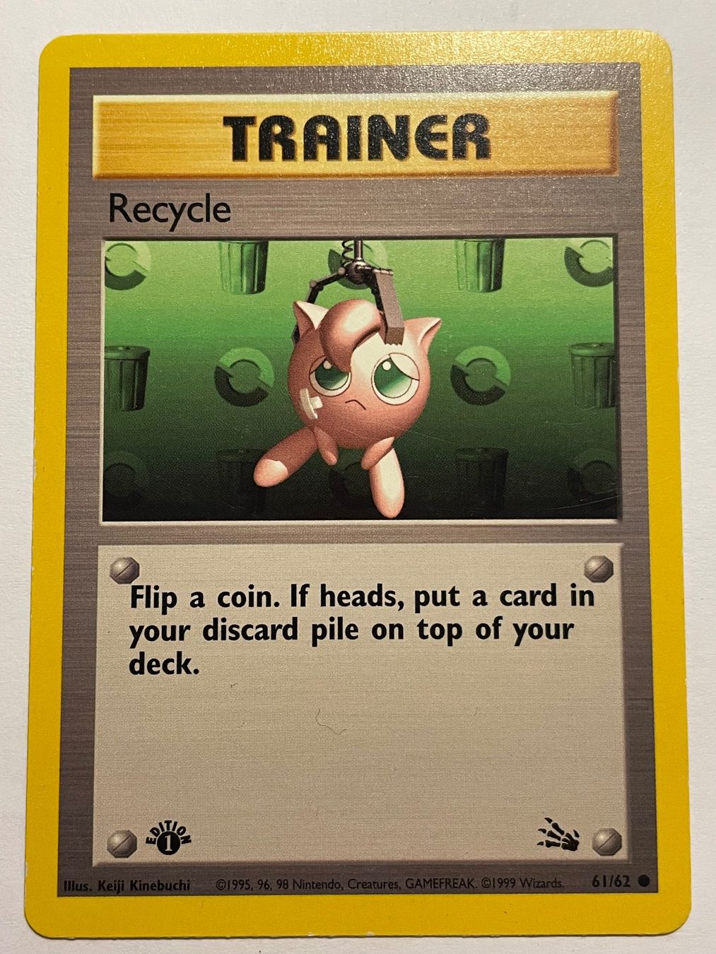 Pokemon Trainer Recycle Fossil First Edition / EN (Gebraucht) in ...