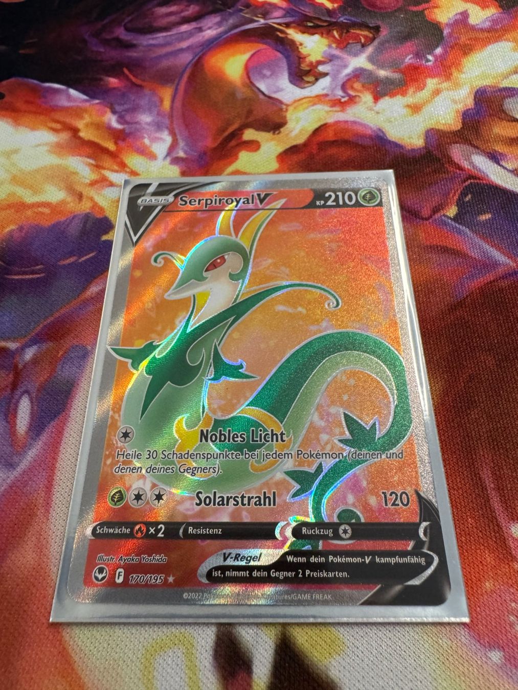 Pokémon Carte collezionabili: Serpiroyal V (SIT 170) / Silberne Sturmwinde – Nuovo (secondo la descrizione) da Bülach venduto da CherryBlu