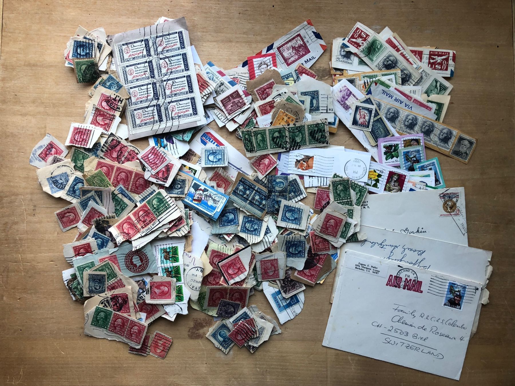 Alle Briefmarken: USA (collection/Sammlung) – Gebraucht aus Neuchâtel von Atahuallpa 1