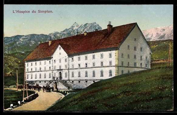 Ansichtskarten: AK Simplon, L'Hospice du Simplon – Gebraucht aus Berlin von bartko-reher