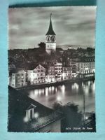 Zürich St. Peter Nachtaufnahme