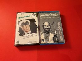 Hans Albers & Ambros Seelos - 2 Musikkassetten, Top!