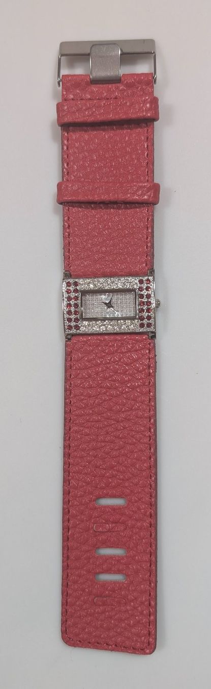 Orologi: Modische Quarz-Uhr in rot – Nuovo e nell'imballaggio originale da Ettingen venduto da Kartenplanet 1