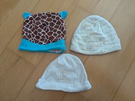 Baby Mützen Set  50/56 neuwertig