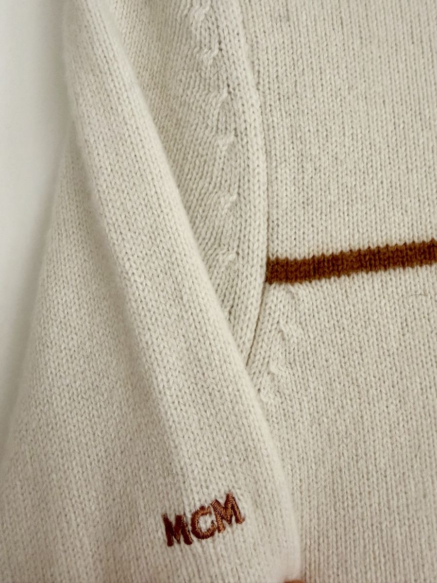 Mcm Pullover & Sweatshirts: MCM Pullover kurzarm creme braun Grösse M. Neu – Neu (gemäss Beschreibung) aus Heiligenschwendi von maerchen2008 4