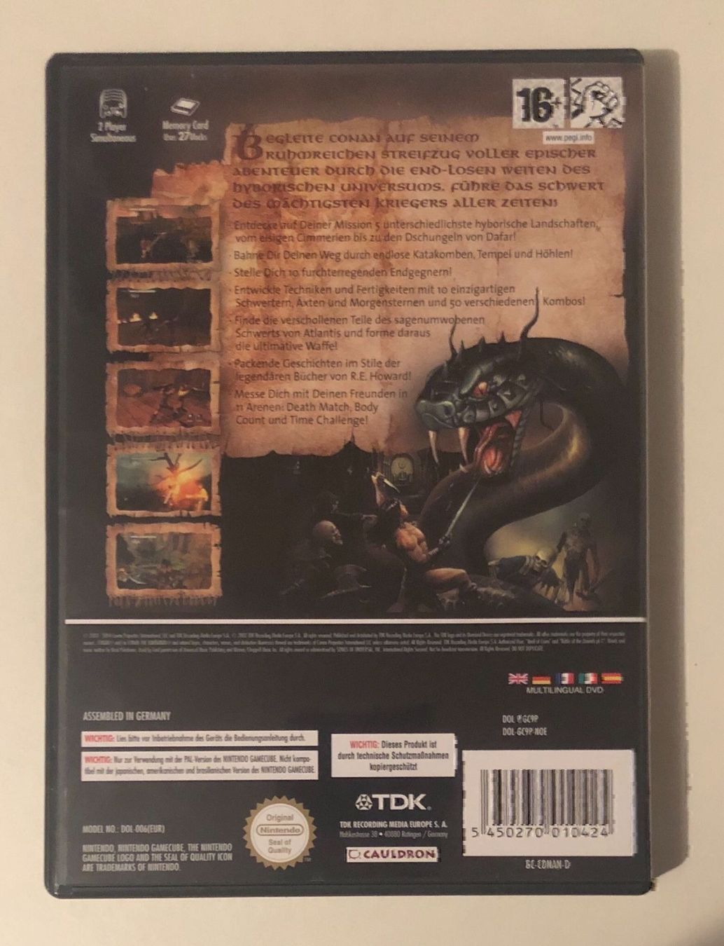 Nintendo Spiele: Conan für Nintendo Game Cube – Gebraucht aus Kestenholz von Matti_10 1