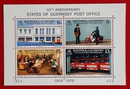 GUERNSEY 10 JAHRE POST OFFICE CHRISTMAS 1969-1979**