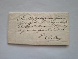 Alter historischer Brief mit Siegel- 1796, Rarität!