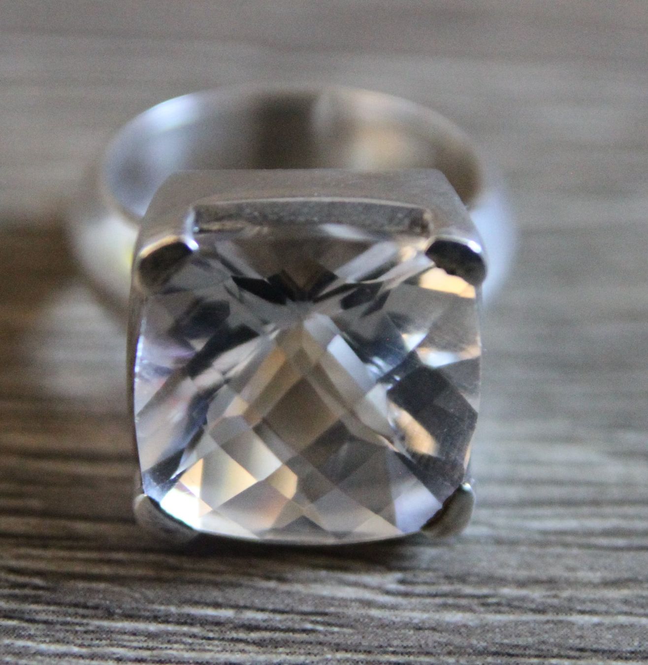 Anelli: Bergkristall  Ring  Schmuck Grösse 54 – Usato da Matten b. Interl venduto da EdelsteineInterlaken 1