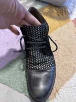 Eleganti Stivaletti IXOS stringati in pelle nera, Autunno,