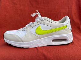 Nike Air Sneaker weiss neongelb gebraucht Grösse 47