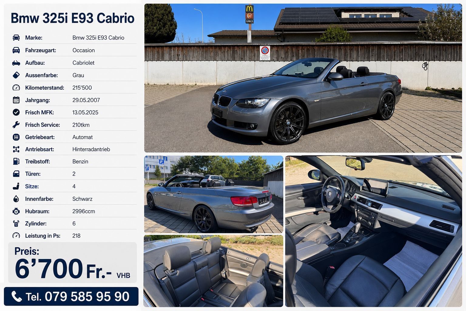BMW Autos: Bmw 325i E93 Cabrio – Gebraucht aus Flawil von ruz_9nzy