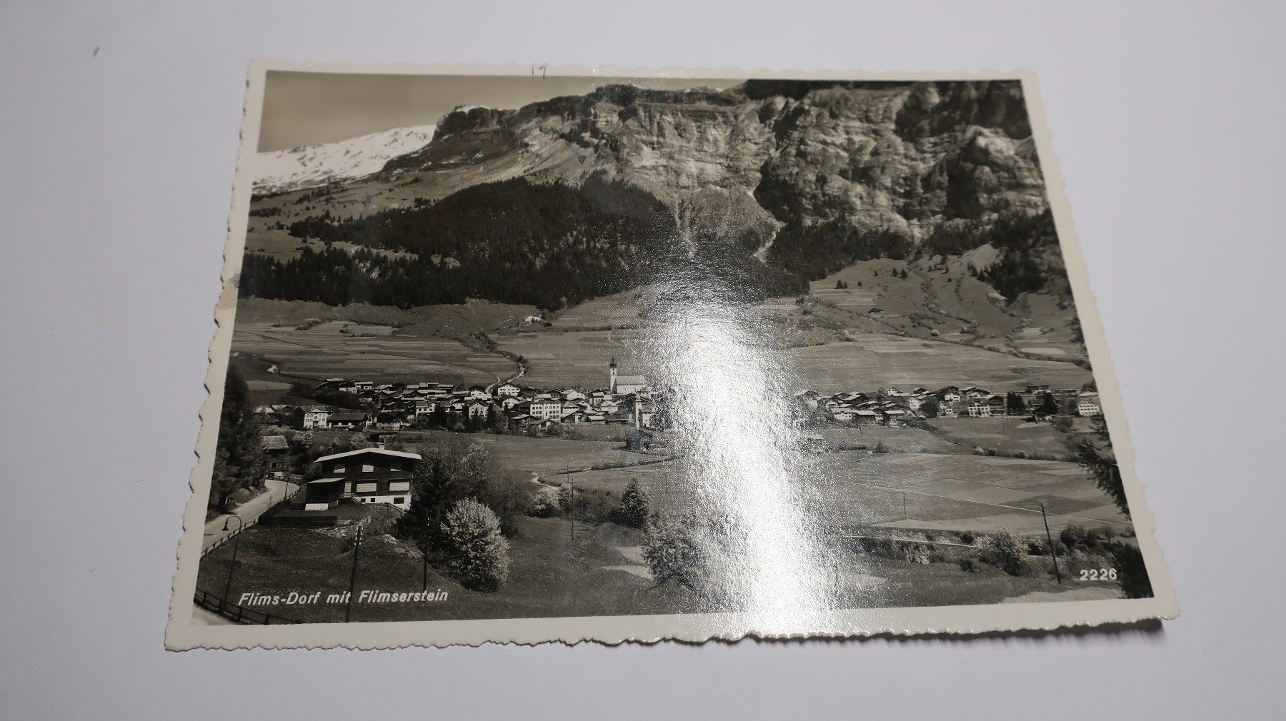 Cartoline postali: Flims-Dorf mit Flimserstein N° 2226 – Usato da Cormoret venduto da Pascalll2001 1