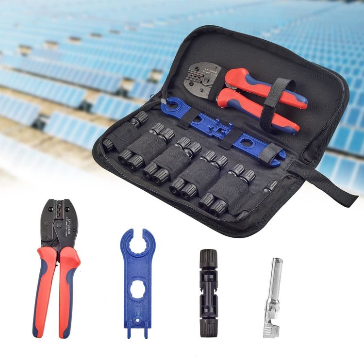 MC4 Solarkabel Abisolierzange - Professionelles Werkzeug Für Solaranlagen Mit Crimpfunktion