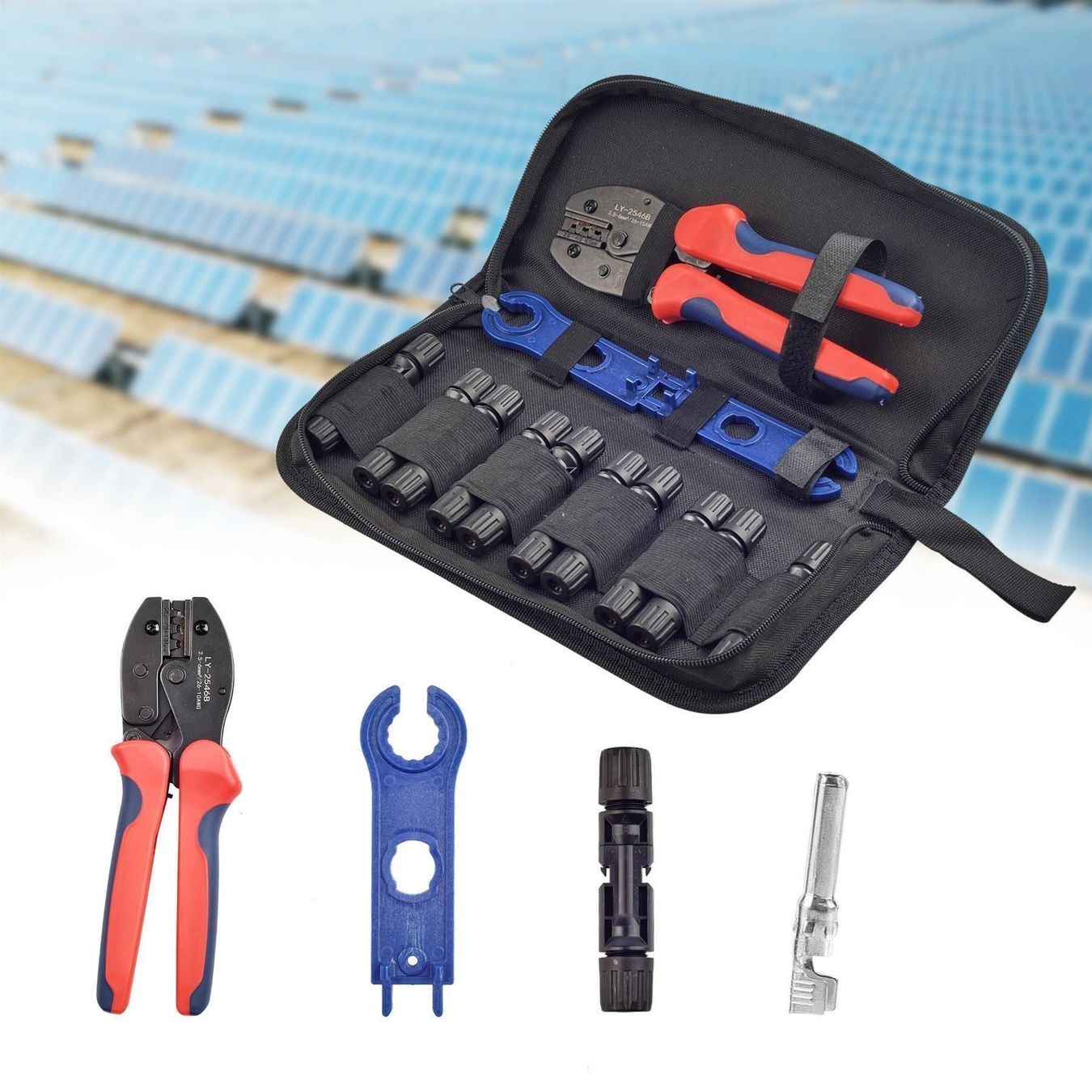 Dispositivi a energia solare: Solar Crimpzange MC4 Werkzeug Set – Nuovo (secondo la descrizione) da Thun venduto da thunshop