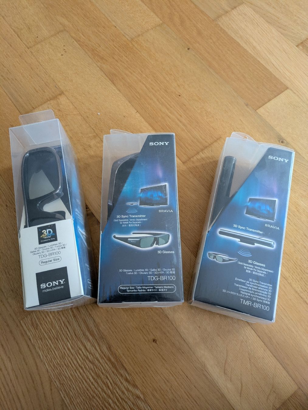 Sony Home Cinema: Sony 3D Transmitter/Brille – Nuovo e nell'imballaggio originale da Interlaken venduto da stalfran