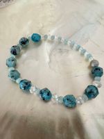 Aktion / Armband Jaspis,Kristall, Aquamarin.