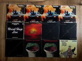 LP Sammlung Uriah Heep 13 LPs, div. Pressungen, top