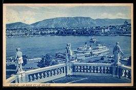 AK Genève, La Rade et le Salève, 1934