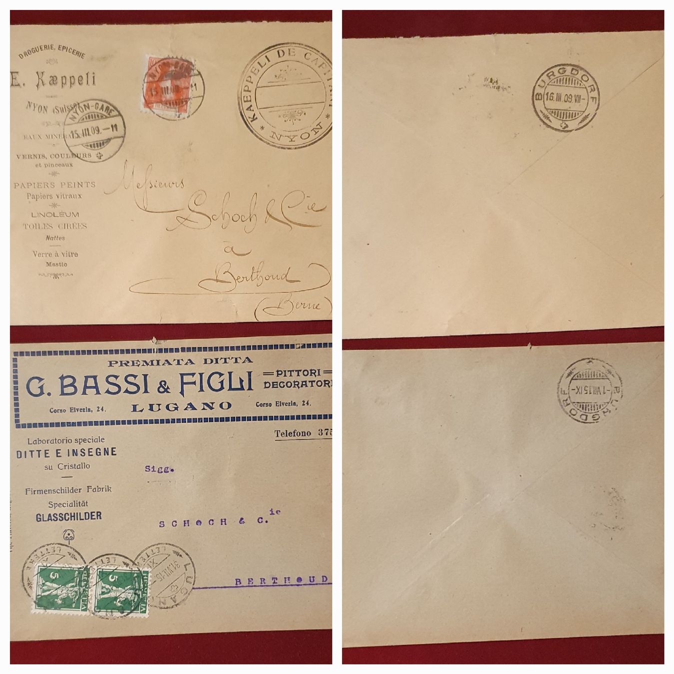 Tutti i francobolli: 10 Illustrierte Briefe – Usato da Kreuzlingen venduto da Rschweiz1 9