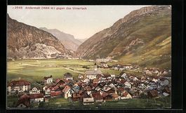 Andermatt, Totalansicht gegen das Urnerl
