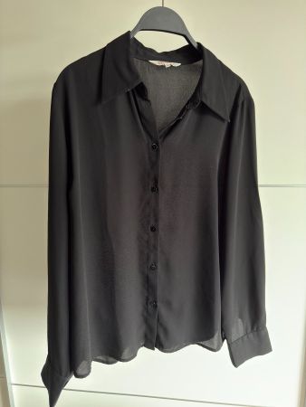 Bluse, schwarz, Grösse L