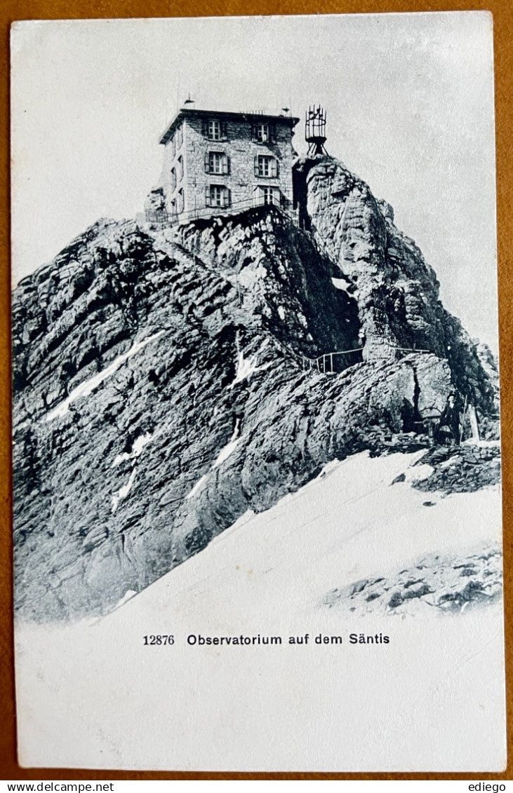 Cartoline postali: Säntis - Observatorium 1908 Animée – Usato da Lutry venduto da Ediego