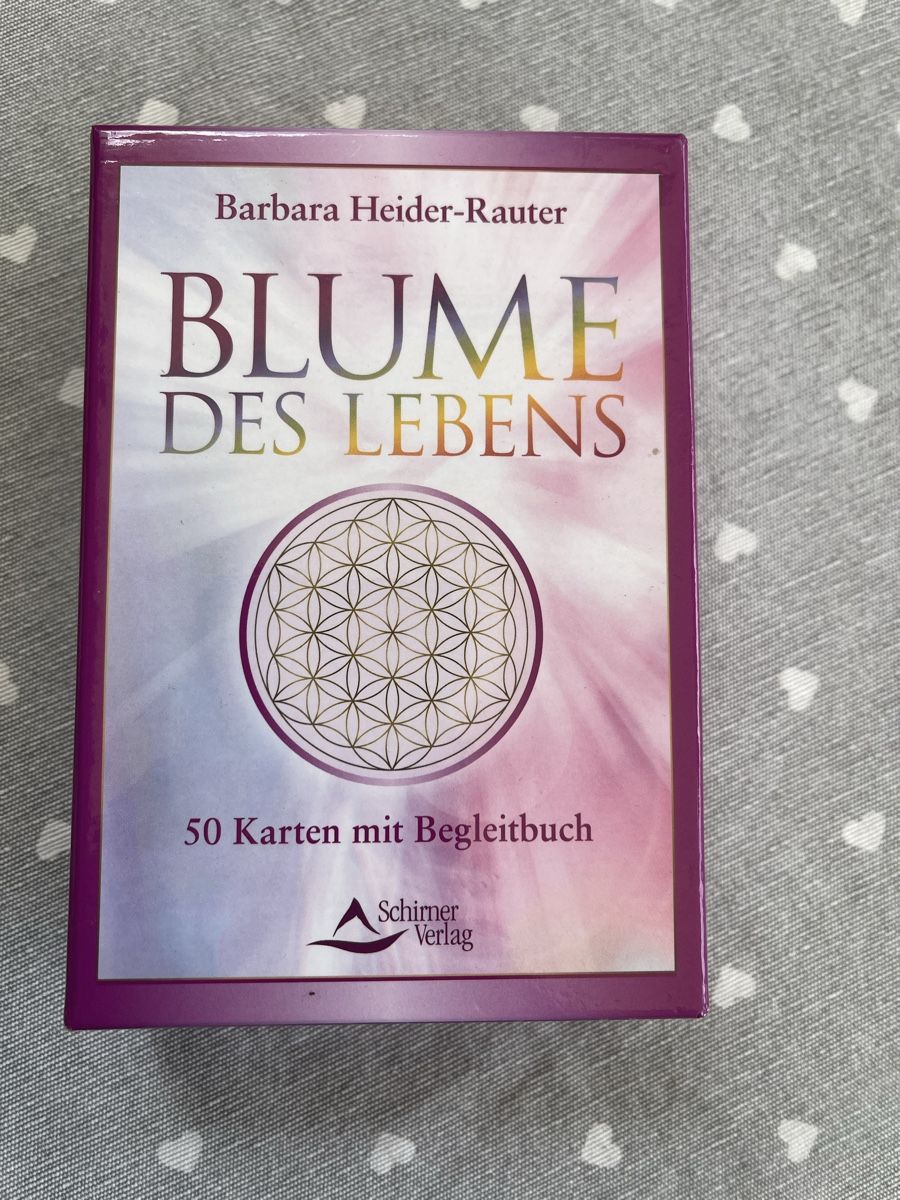 Bücher: Orakelkarten "Blume des Lebens" 50 Karten mit Buch – Gebraucht aus Oberlunkhofen von Ferienengel