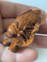 Japon netsuke en bois de buis objet traditionnel