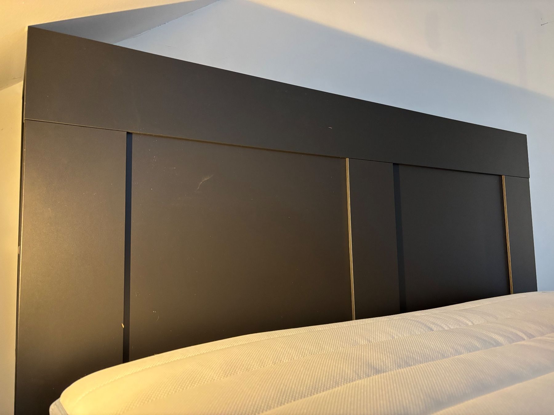 Ikea Betten: Ikea Brimnes Bettkopfteil mit Staufächern Schwarz – Gebraucht aus Zürich von vin_vq88 2