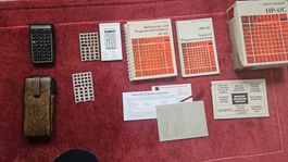 HP-41C in Orginalverpackung u. Memory Mod., Tasche , Top 1A