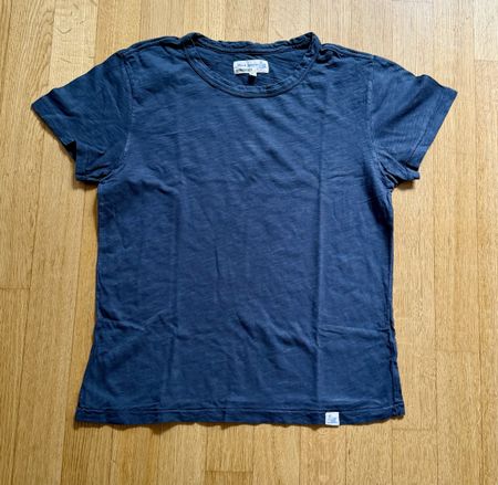 Merz b. Schwanen Slub T-Shirt Washed Navy Gr. S – neuwertig